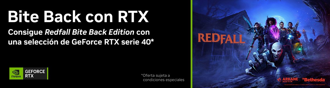 Compra una selección de GeForce RTX Serie 40 y llévate Redfall Bite Back Edition