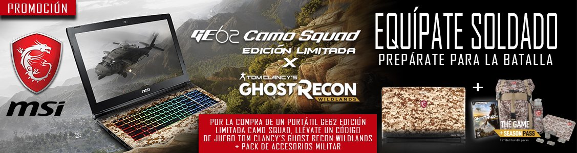 Promociones msi promocion camo squad
