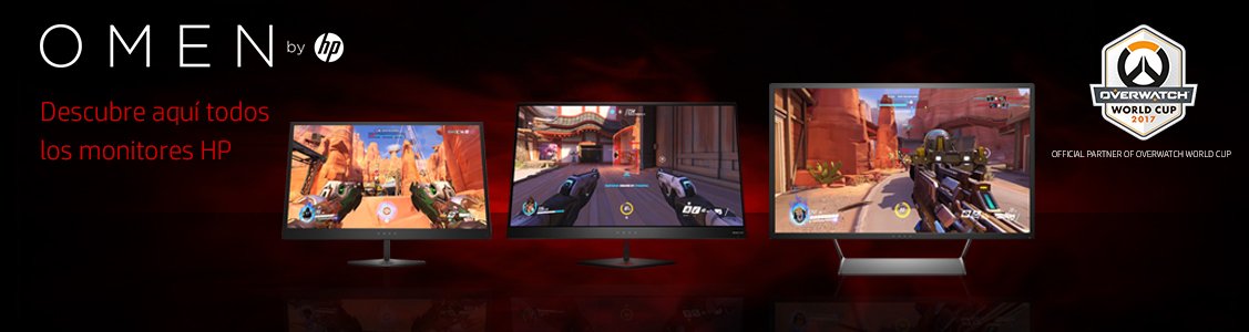 Promociones seleccion monitores hp omen