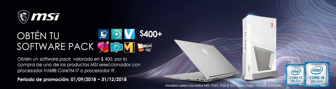Promociones msi software creator