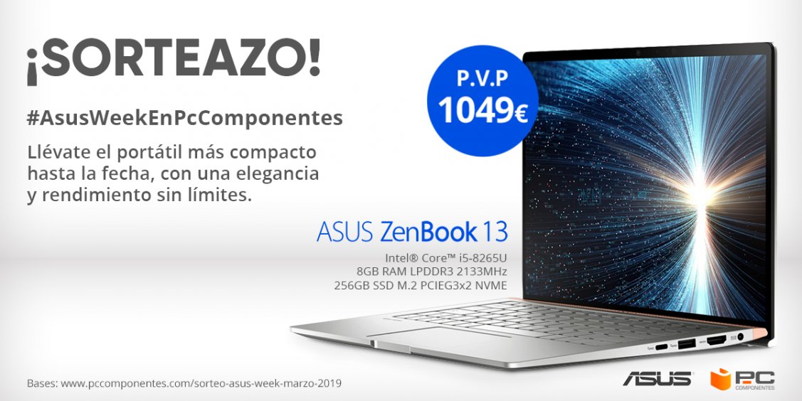 Promociones Sorteo Asus Week Marzo 2019