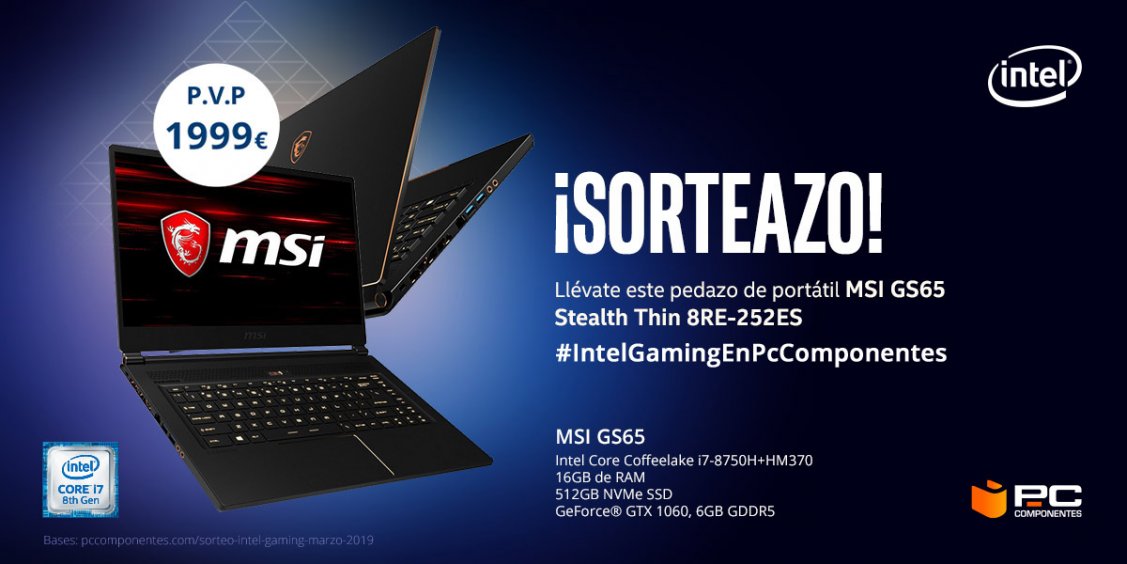Promociones Sorteo Intel Gaming Marzo 2019