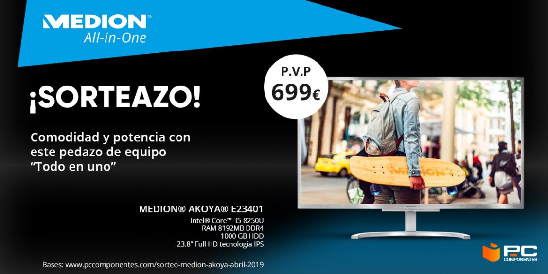 Promociones Sorteo Medion Akoya Abril 2019
