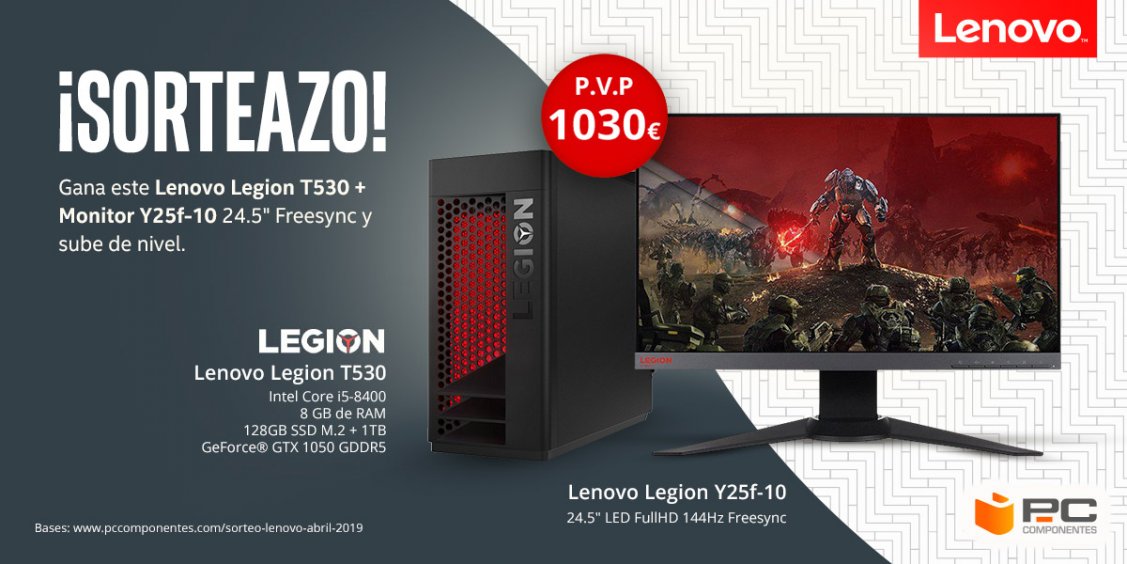 Promociones Sorteo Lenovo Abril 2019