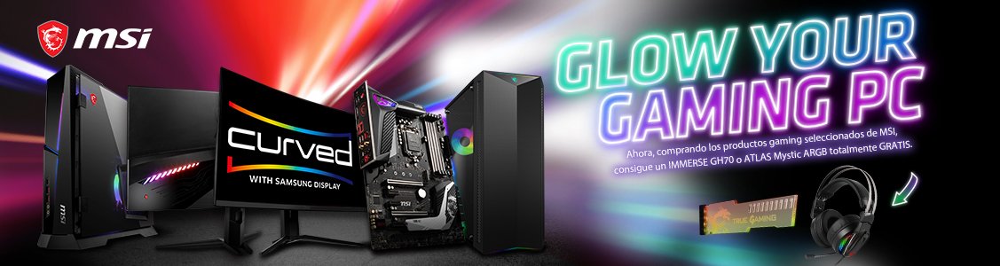 Promociones Haz brillar tu equipo con MSI