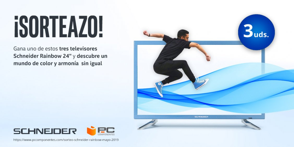 Promociones sorteo schneider rainbow mayo 2019