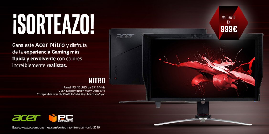 Promociones Sorteo Monitor Acer Junio 2019
