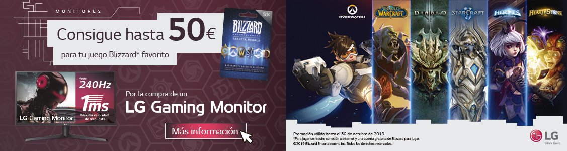 Promoción blizzard lg
