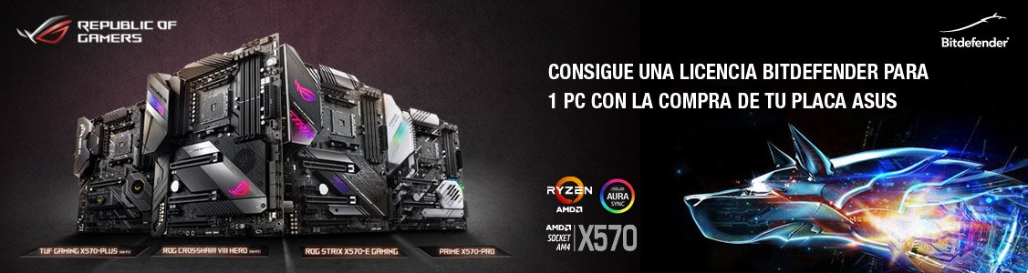 Promociones Gratis un antivirus Bitdefender con tu placa base Asus !!!