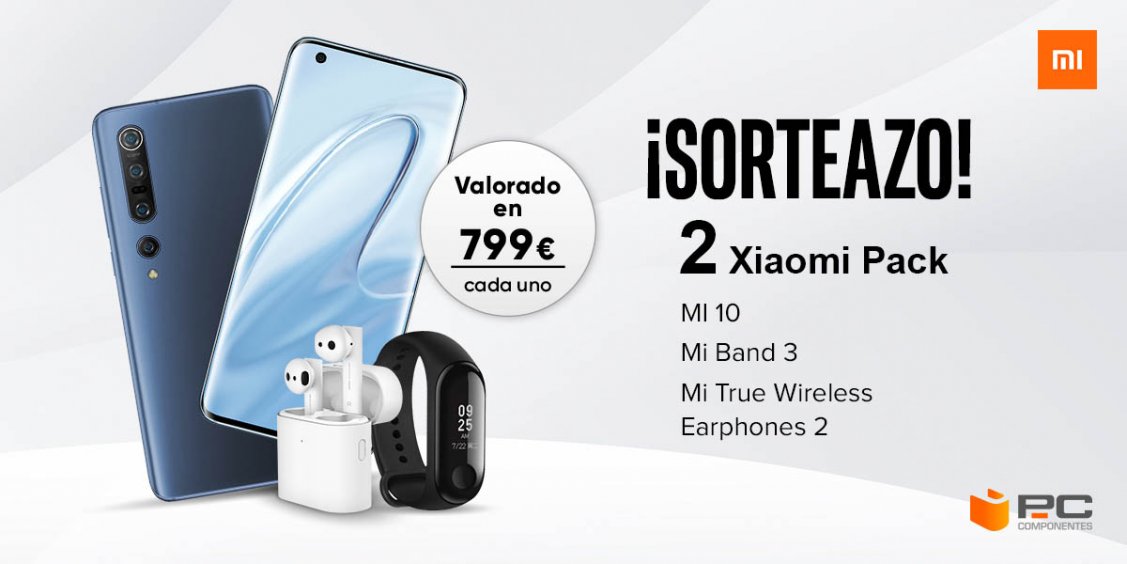 Promociones sorteo pack xiaomi mi 10