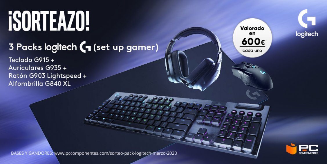 Promociones sorteo pack logitech marzo 2020