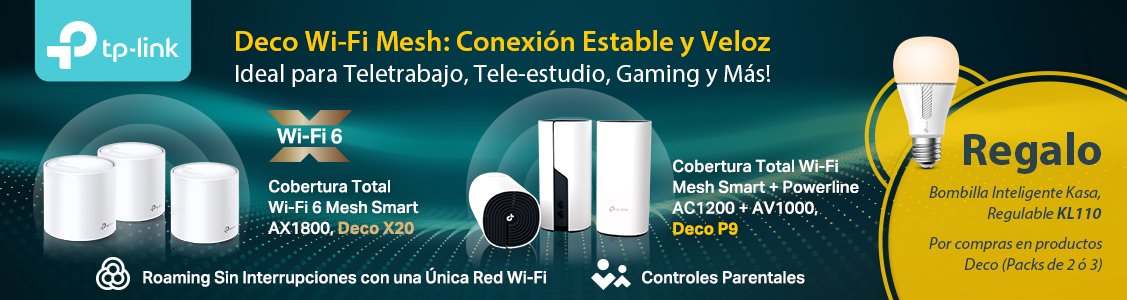 Promociones TP-LINK DECO WIFI MESH CON REGALO DIRECTO