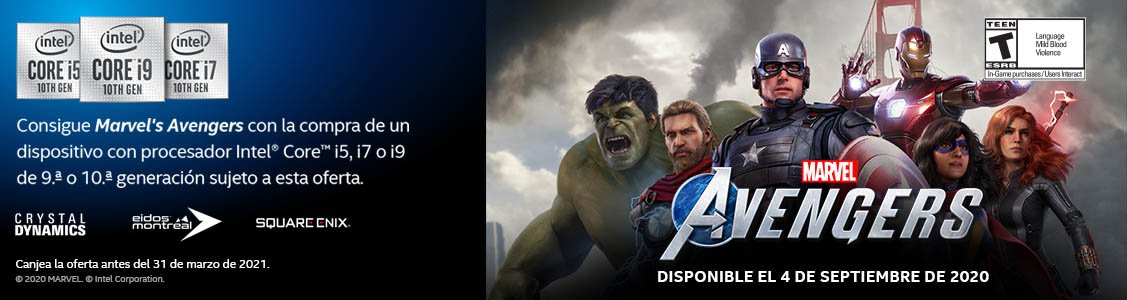 Promociones Consigue Avengers con tu procesador Intel !