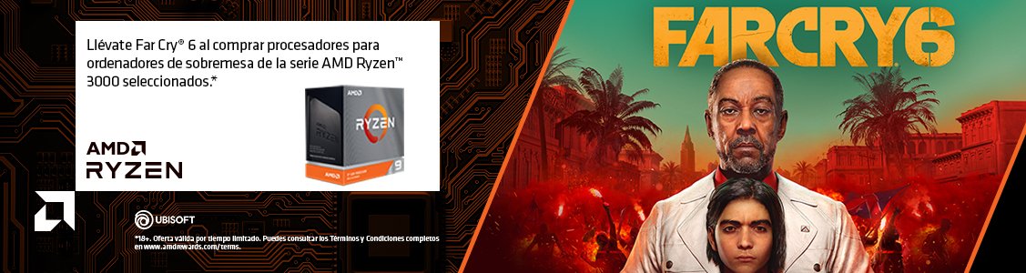 Promociones Llévate Far Cry 6 con AMD RYZEN