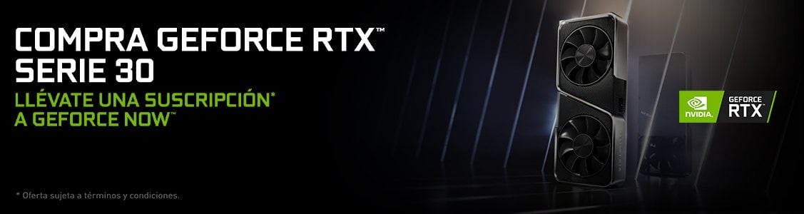 Promociones compra geforce rtx 30 series y llevate una suscripcion a geforce now
