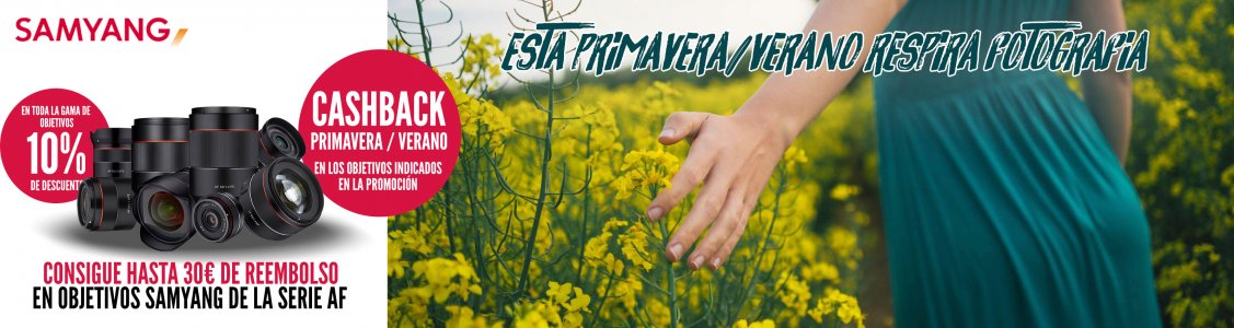 Promoción Samyang Cashback