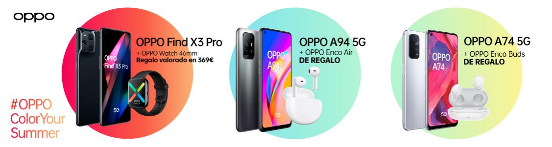 Promociones Llévate el mejor regalo con Oppo