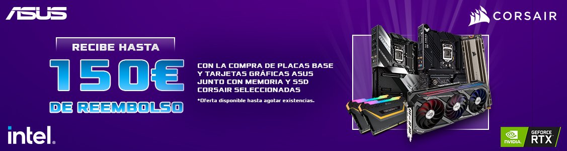 Promoción CASHBACK ASUS 150€