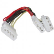 Duplicador de Alimentação Molex 5.25 Macho para 2x 5.25 Fêmeas en PcComponentes