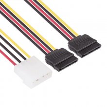 Owlotech Cable Adaptador Molex 4 Pines Macho A 2x SATA 15 Pines en PcComponentes