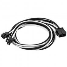 Phanteks CB8P Cable Extensión Placa Base 4+4 Pines Blaco/Negro en PcComponentes