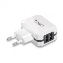 Tooq Cargador de Red USB 2xUSB 5V 3.4A en PcComponentes