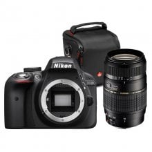 Nikon D3300 + Tamron AF 70-300mm F/4-5.6 Di LD MACRO 1:2 + Holster S Essential en PcComponentes