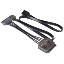 SilverStone CP13 Cable Extensión SATA 15+7 Pines Negro en PcComponentes