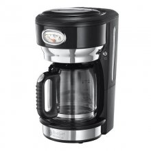Russell Hobbs Classic Noir Cafetera Retro con Jarra de Cristal en PcComponentes