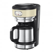 Russell Hobbs Vintage Cream Cafetera Retro con Jarra Térmica en PcComponentes