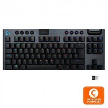 Logitech G915 TKL Lightspeed Teclado Mecânico Gaming Sem Fios RGB (PT) en PcComponentes