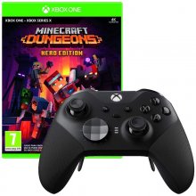 Microsoft Pack Elite Serie 2 Mando Wireless Negro + Minecraft Dungeons: Hero Edition Xbox Series X/One en PcComponentes