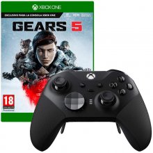 Microsoft Pack Elite Serie 2 Mando Wireless Negro para Xbox One/PC + Gears of War 5 Xbox One en PcComponentes