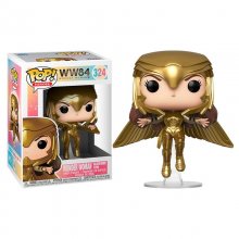 Funko Pop Héroes DC Wonder Woman 1984 Postura Voladora Dorada