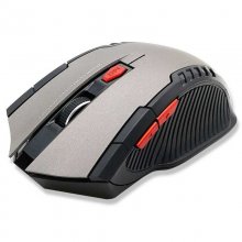 OcioDual Rato Ótico Gaming Sem Fios 1600DPI Cinzento