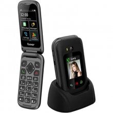 Funker E400 4G Teléfono para Personas Mayores Negro