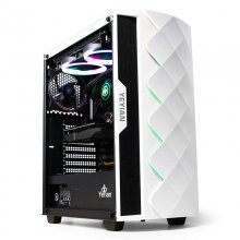 Yeyian Gaming Abyss 2500 Cristal Templado USB 3.2 ARGB Blanca