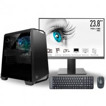 PcVIP Pack Desktop I AMD Ryzen 3 PRO 4350G/16GB/500GB SSD + Monitor 24" + Teclado + Ratón