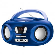 Brigmton W-501 Radio CD/MP3 USB Bluetooth Azul en PcComponentes