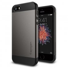 Spigen Funda SGP Slim Armor Gris Metal para iPhone SE/5/5S en PcComponentes