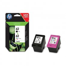 HP 62 Pack 2 Cartuchos Tinta Original Negro + Tricolor en PcComponentes
