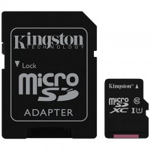 Kingston Micro SD XC 256GB Clase 10 + Adaptador SD