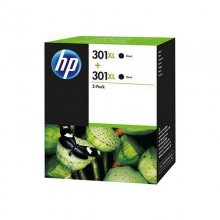 HP 301XL Pack 2 Cartuchos Tinta Alta Capacidad Original Negro en PcComponentes