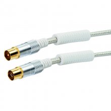 Schwaiger KVKHD100531 Cable de conexión IEC 10m - Blanco (110dB) en PcComponentes