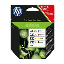 HP 933XL+932XL Pack Ahorro 4 Cartuchos de Tinta Negra + Cian/Magenta/Amarillo en PcComponentes