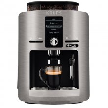 Krups EA82FB Cafetera Espresso Automática Quattro Force Plata en PcComponentes