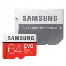 Samsung MicroSDXC EVO 2017 Plus 64GB Clase 10 + Adaptador en PcComponentes