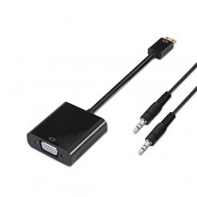Nanocable Cable Mini HDMI a SVGA con Audio Macho/Hembra