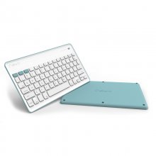 SilverHT Wireless BT Teclado Inalámbrico Azul y Blanco para Tablets en PcComponentes