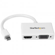 Startech Adaptador Mini DisplayPort a HDMI o VGA Blanco en PcComponentes